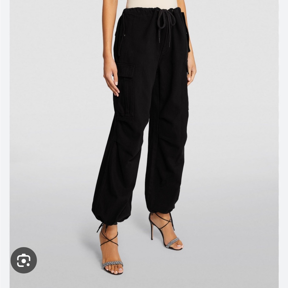 Alexander Wang Denim Baggy Cargo Pants